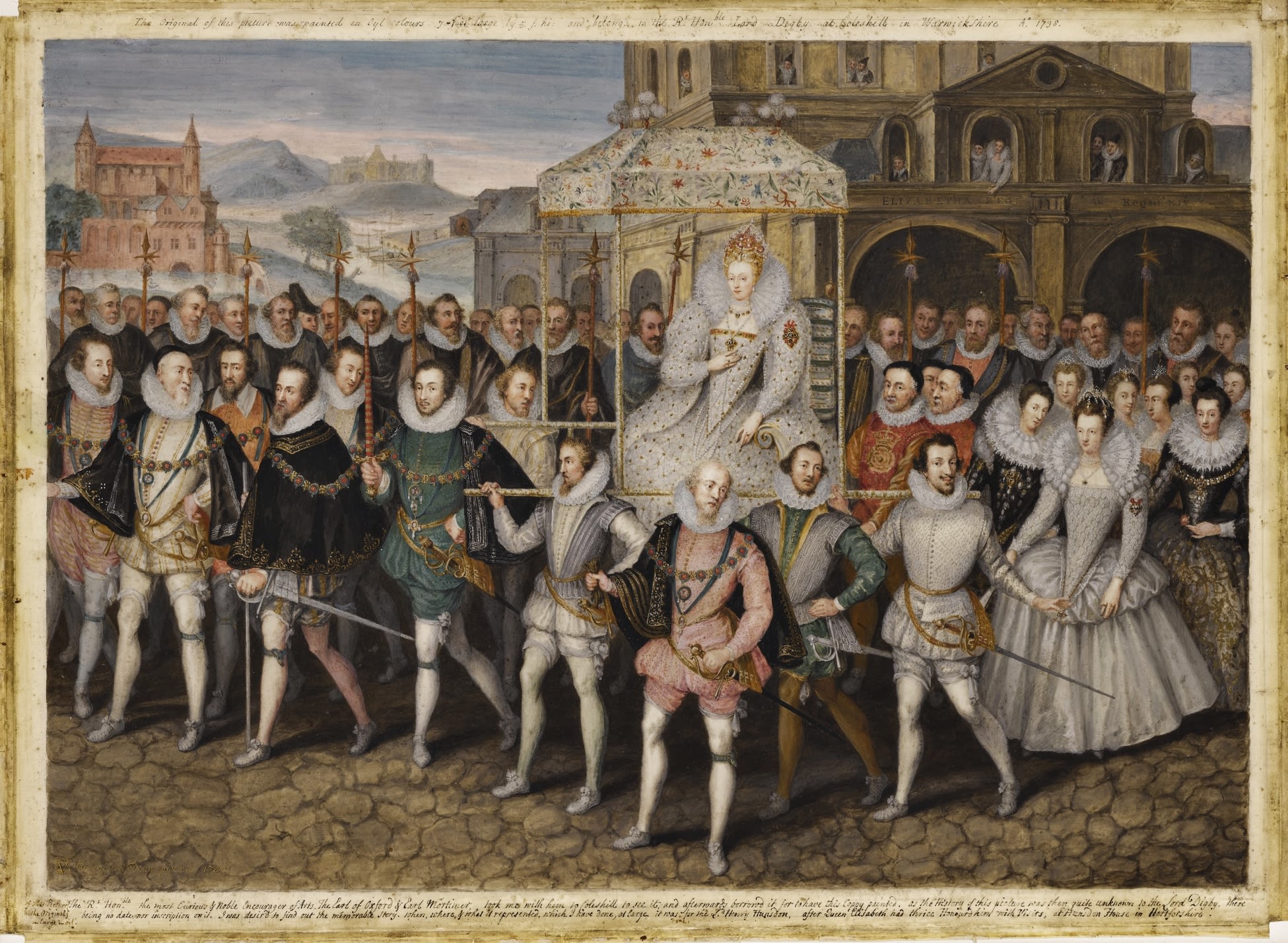 A Procession of Elizabeth Robert Peake (c1551–1619).