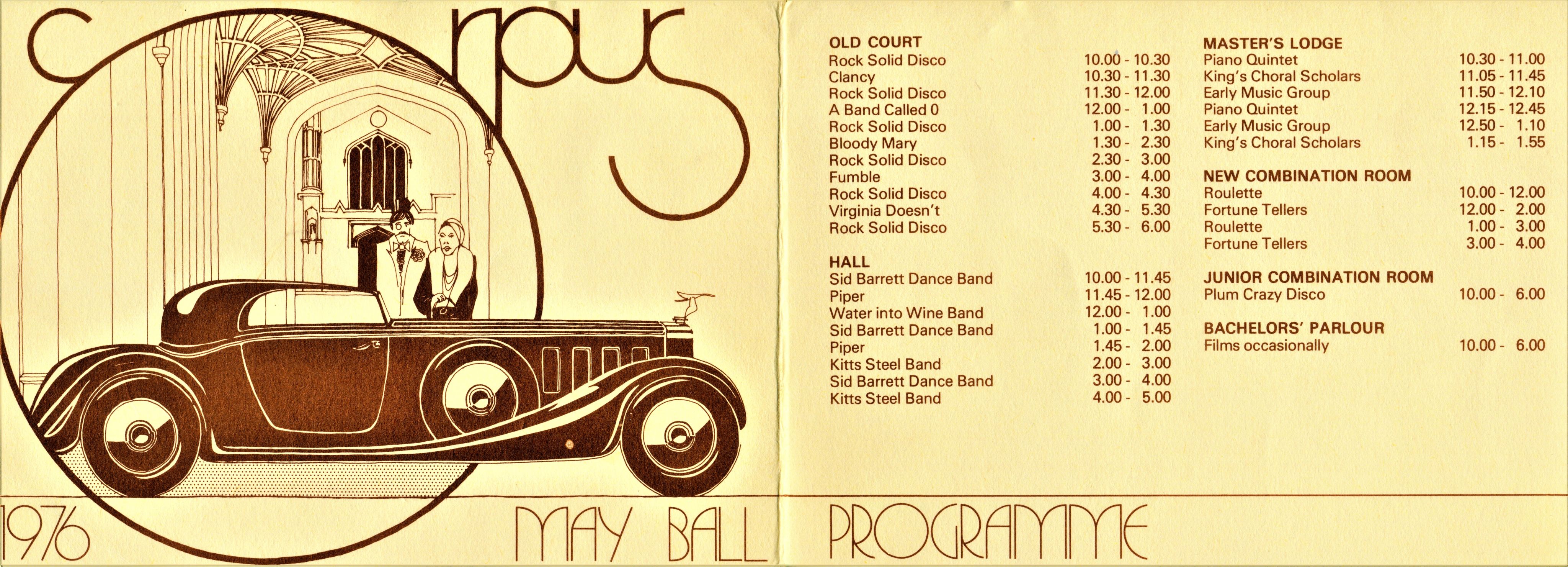 May Ball 1976