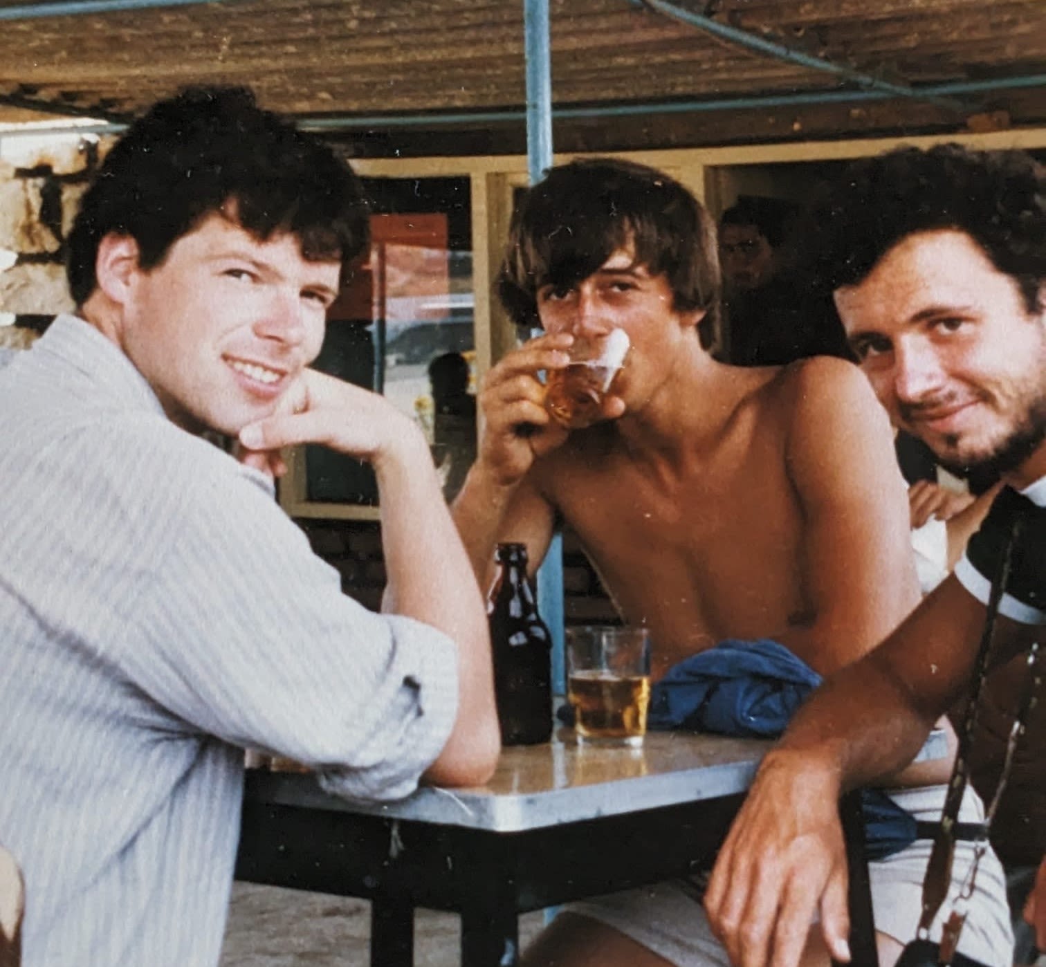 Jonathan with fellow Corpus medics on a trip to Turkey in 1982.