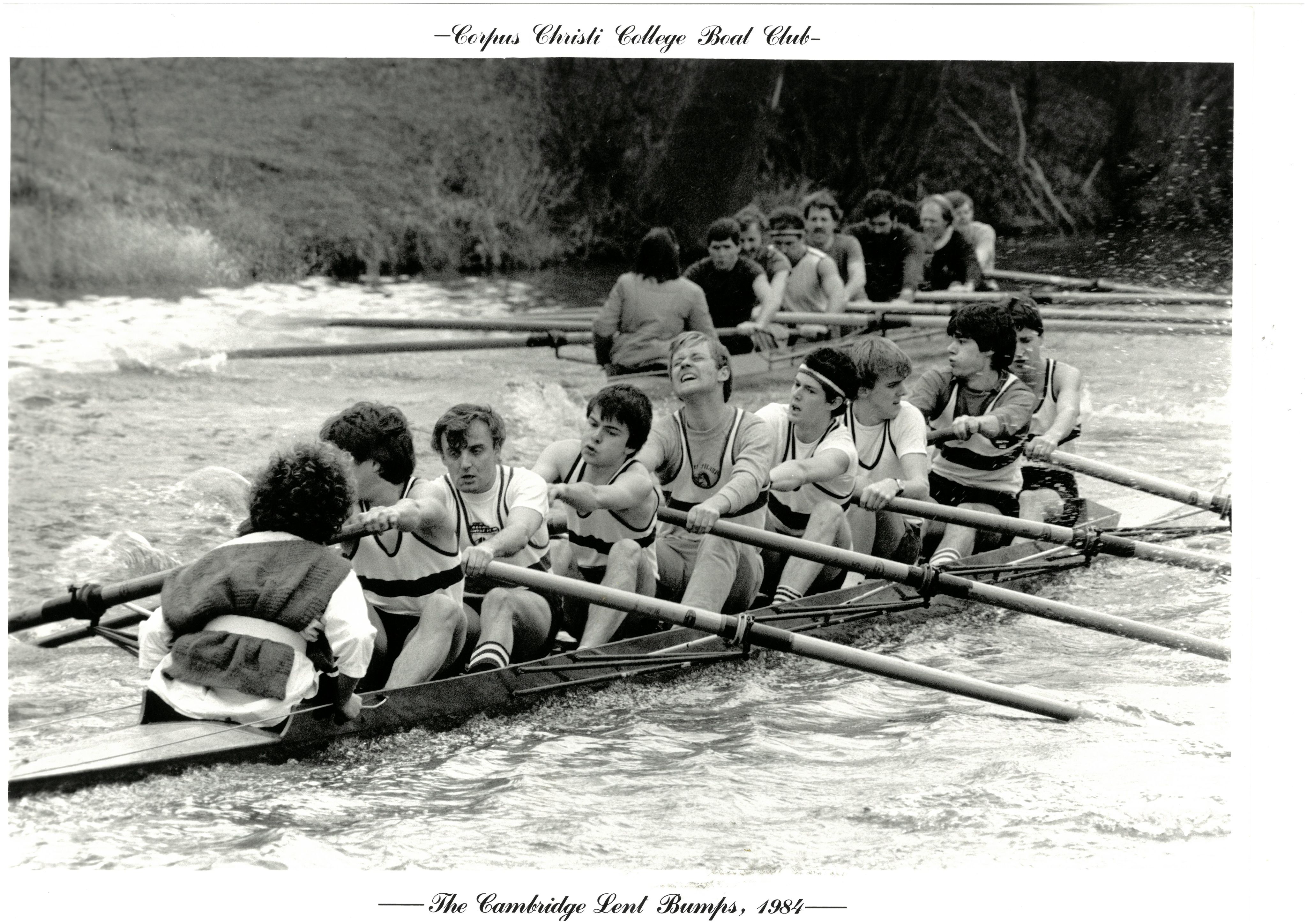 Peter in seat 2 during Lent Bumps in 1984.