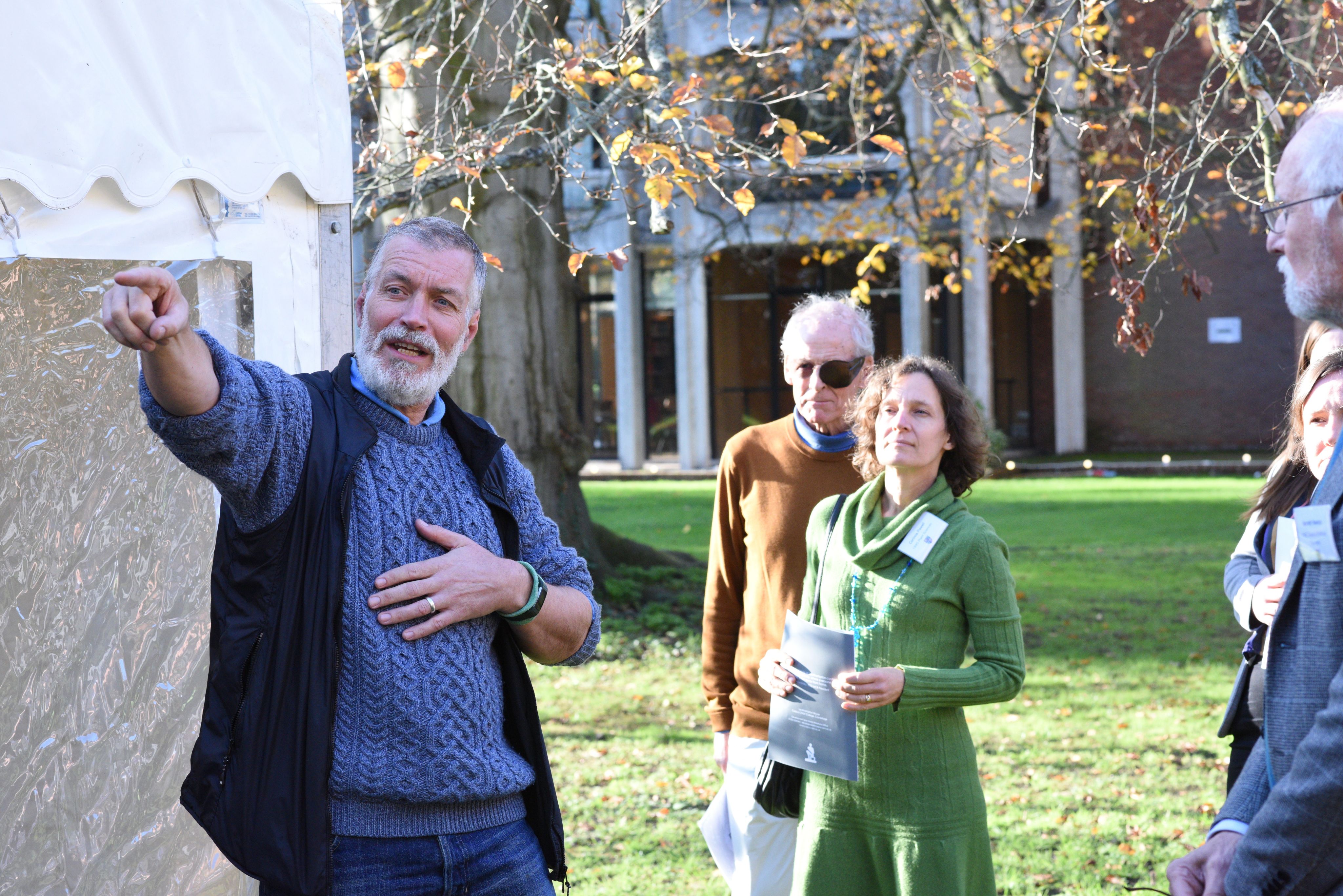 Head Gardener Andy Pullin led tours of the gardens.