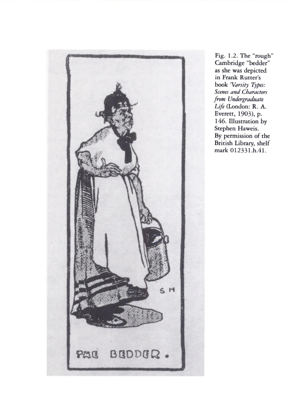A Bedder caricatured
